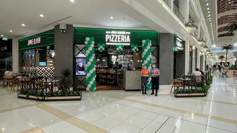 Jamie Oliver's Pizzeria Landmark Mall Doha in Umm Lekhba, Doha
