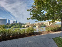 Georgetown waterfront and C&O Canal
