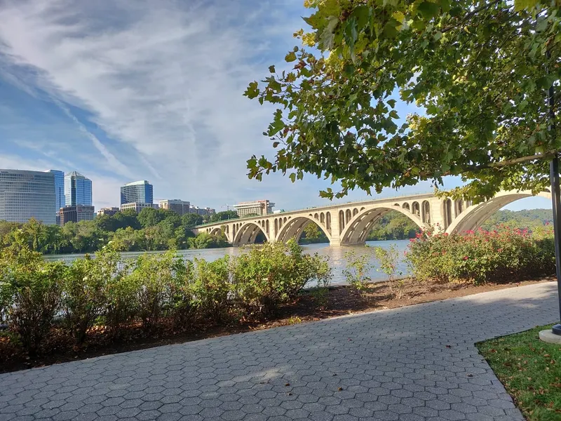 Georgetown waterfront and C&O Canal