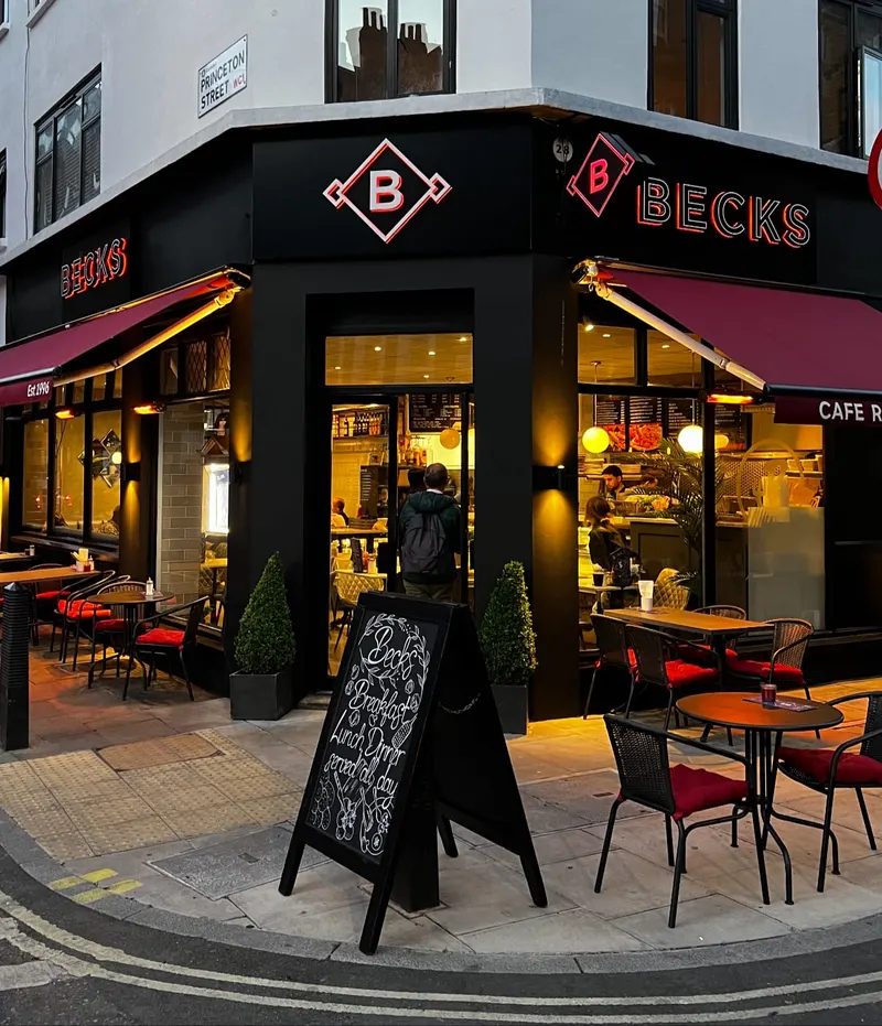 Becks Cafe in Holborn & Covent Garden, London
