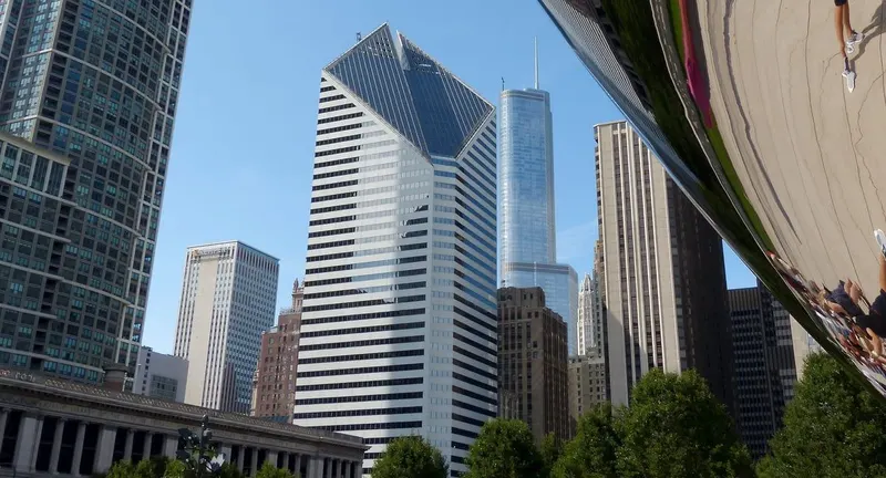 Millennium Park and Cloud Gate in Chicago