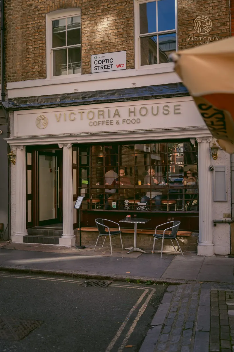 Victoria House Coffee & Food in Bloomsbury, London