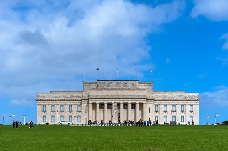 Auckland War Memorial Museum and Auckland Domain in Auckland