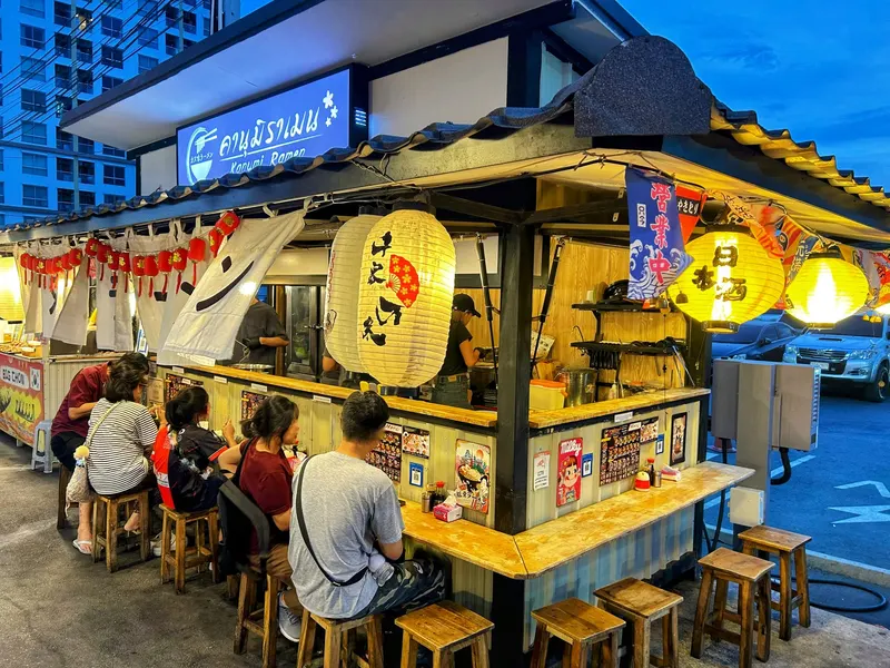 First One Night Market Talat Phlu in Thonburi, Bangkok