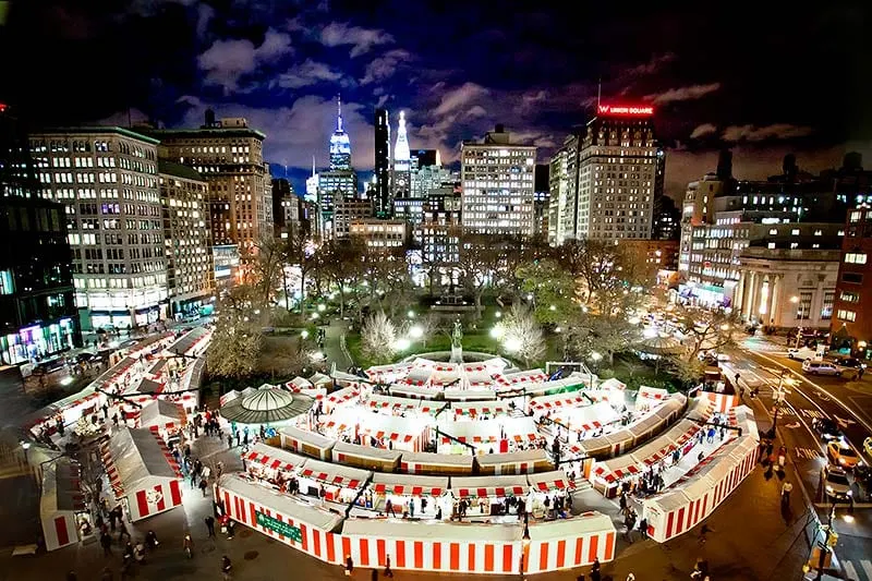 Union Square Holiday Market by Urbanspace in Union Square, New York