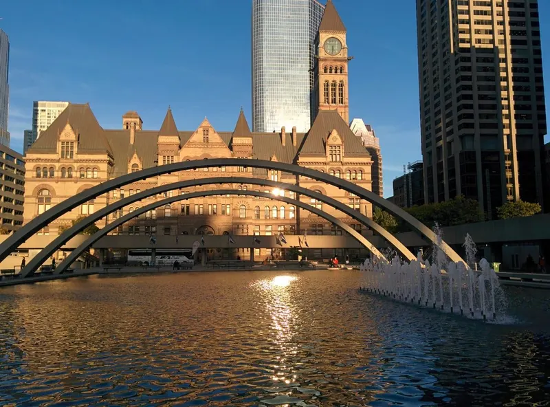 Toronto City Hall and Nathan Phillips Square in Toronto
