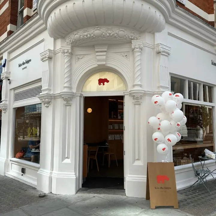 Kiss the Hippo Coffee Fitzrovia Corner in Fitzrovia, London