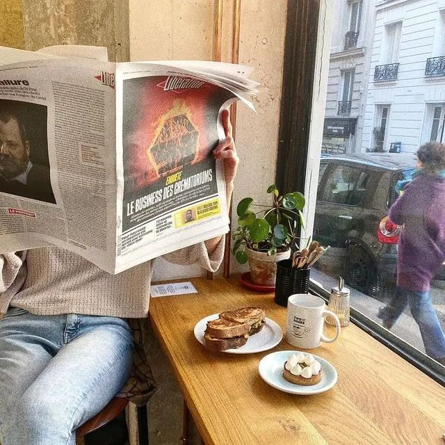 Two Doors Coffee-Shop in Clignancourt, Paris