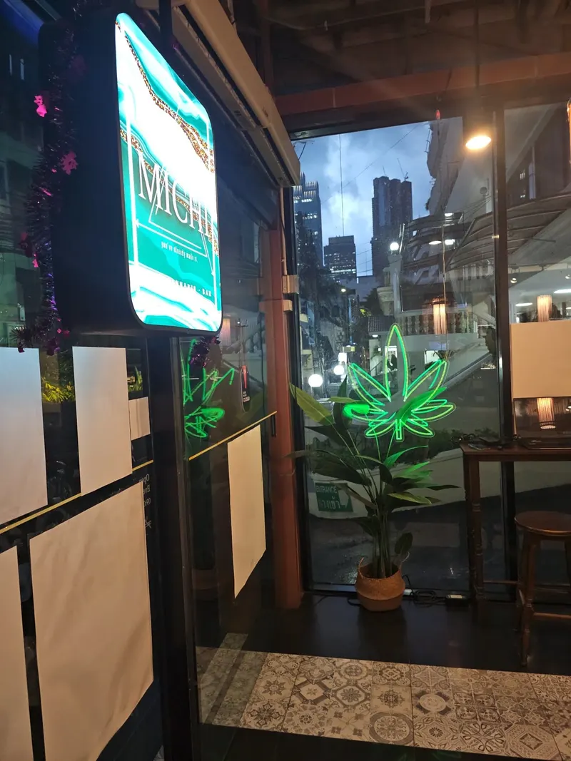 Michi Cannabis Bar in Si Lom, Bangkok