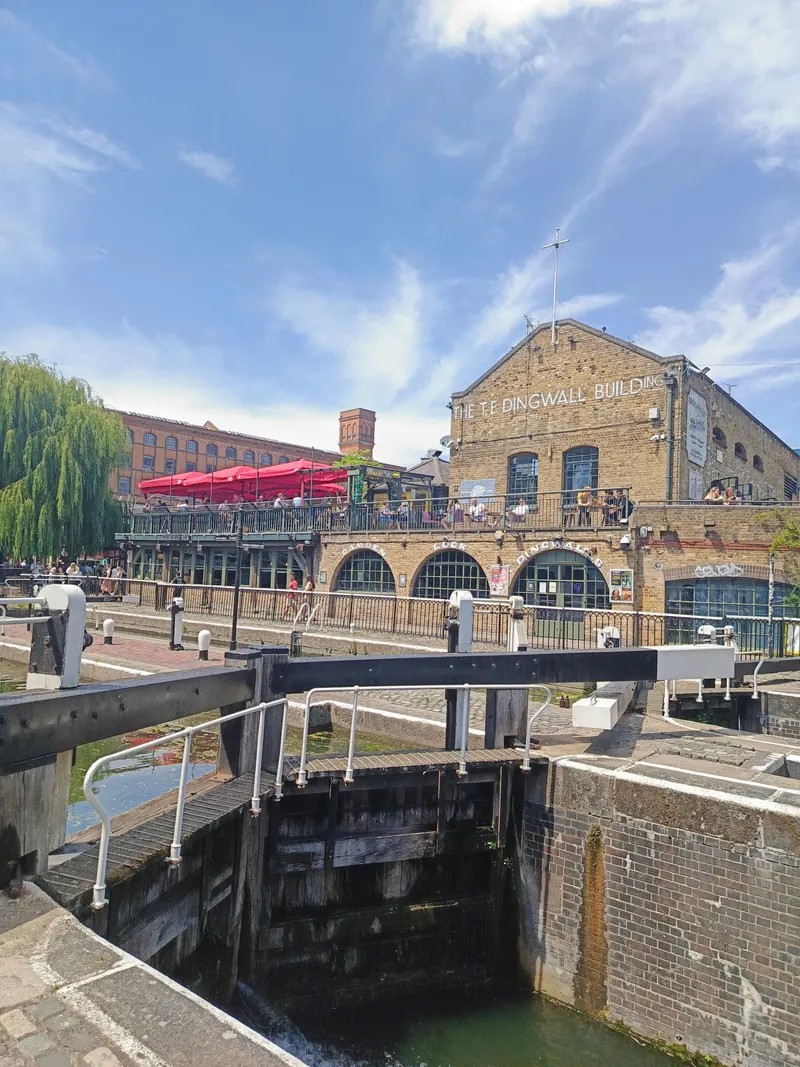 Camden Lock Market in Camden Town, London