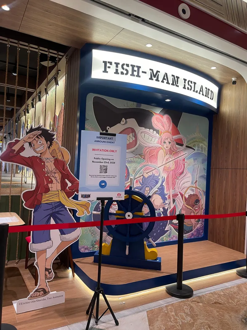 One Piece Cafe Indonesia in Gelora, Jakarta