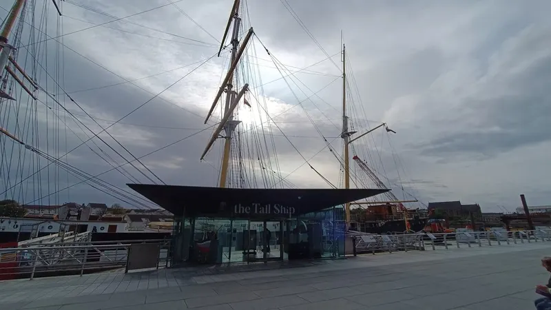 Riverside Museum and Tall Ship in Glasgow