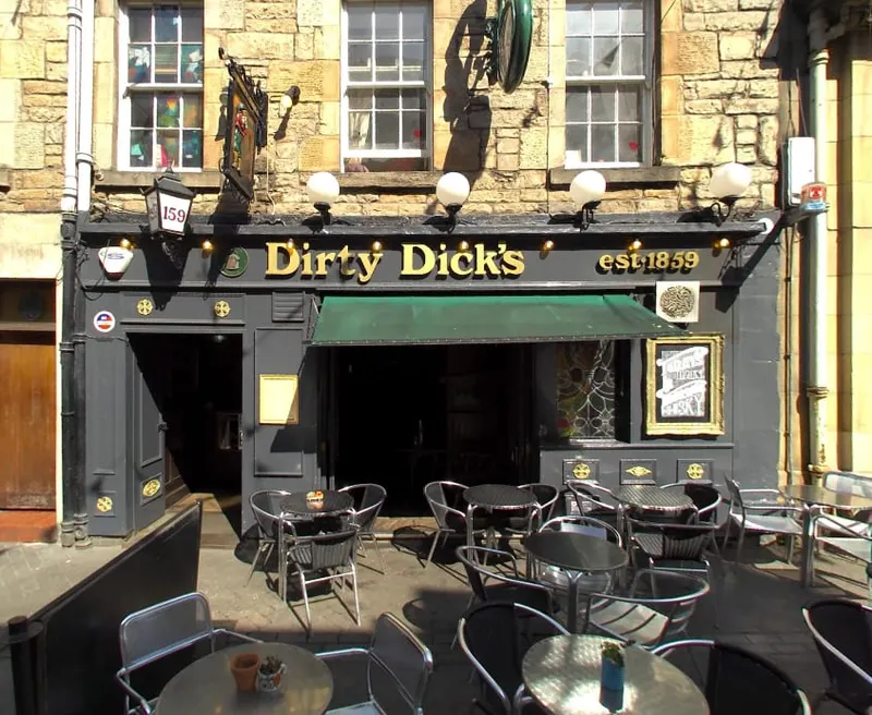 Dirty Dick's Pub in Dean Village, Edinburgh