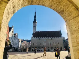 Tallinn Town Hall and Town Hall Square