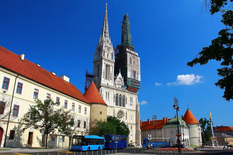 Zagreb Cathedral in Zagreb