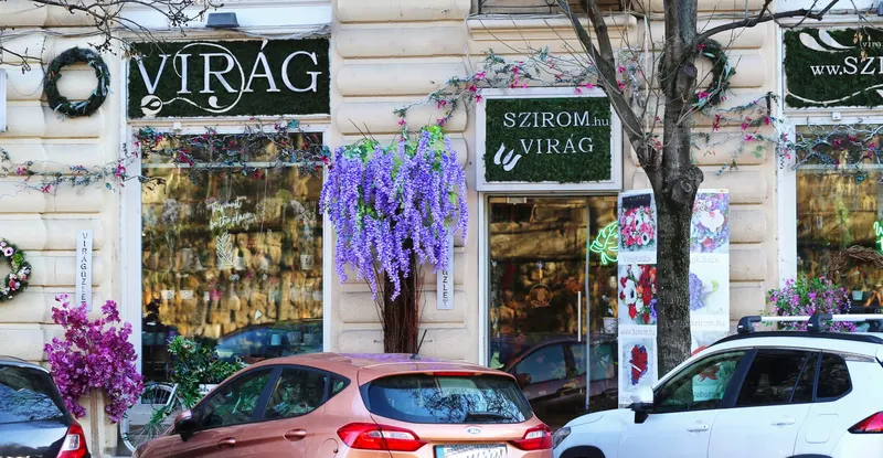 Szirom Virágküldés Budapest, Virágbolt a Nyugati mellett
