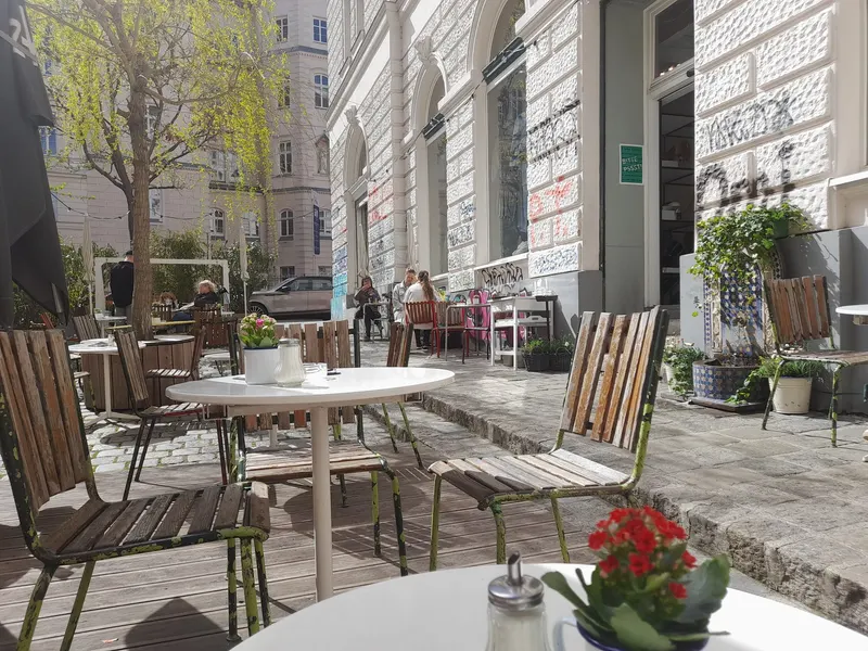 Cafe in der Burggasse24 in MuseumsQuartier, Vienna