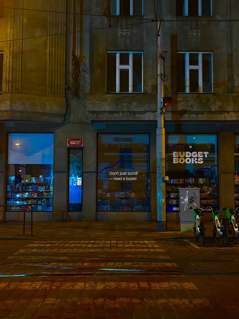 Budget Books in Stare Mesto, Prague