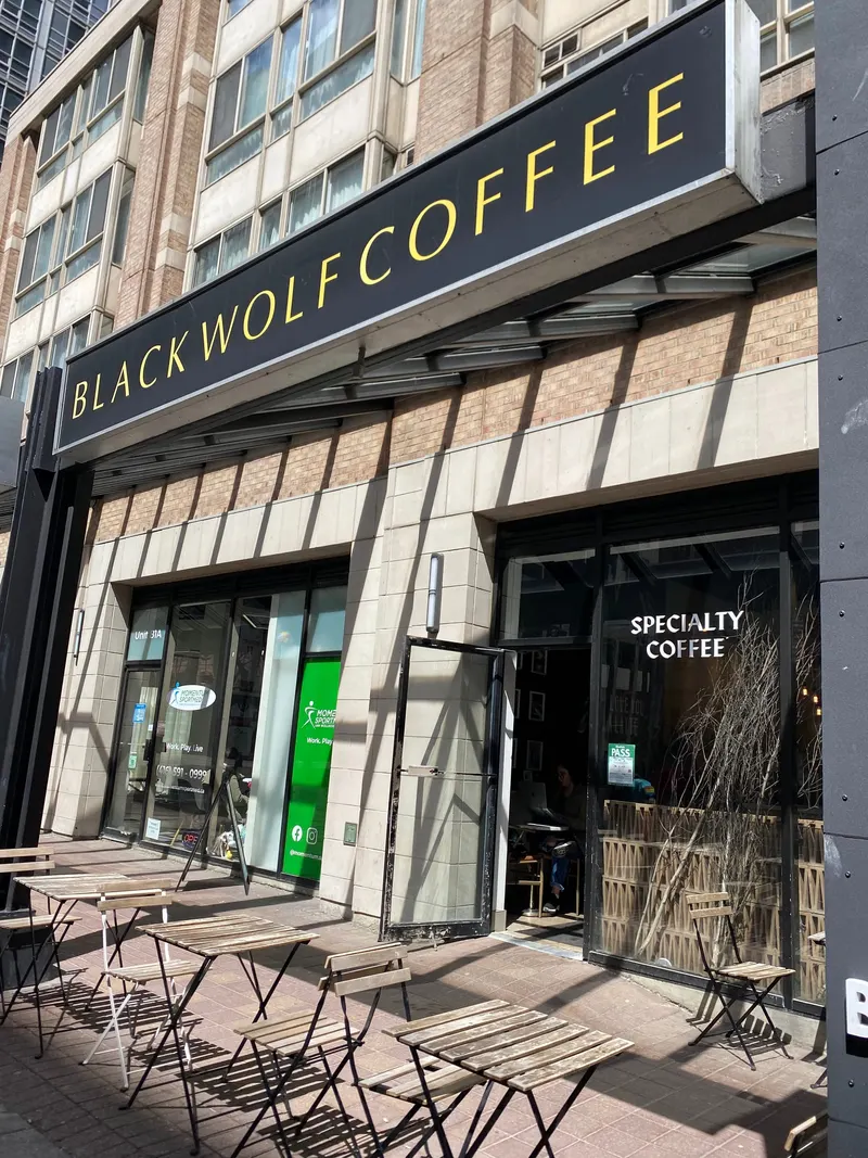 Black wolf coffee in Yonge-Bay Corridor, Toronto