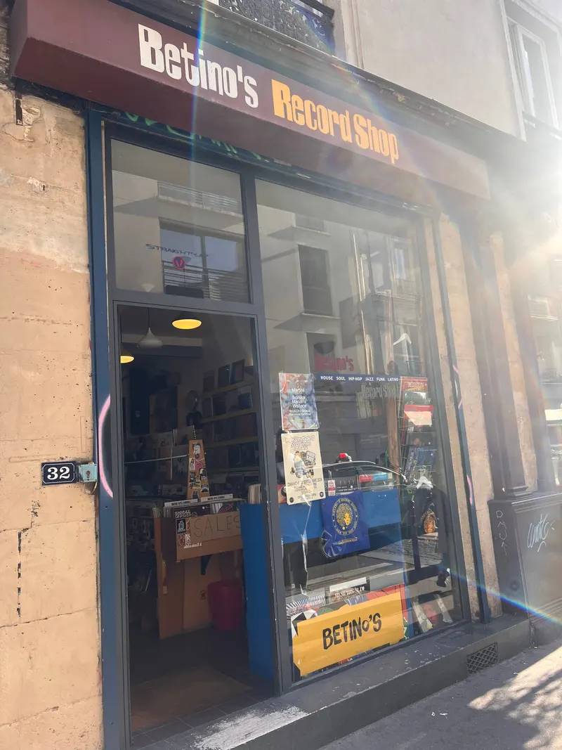 Betino's Record Shop in Saint-Ambroise, Paris