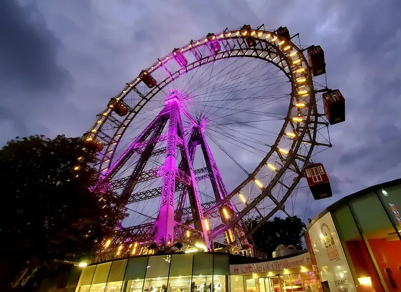 Prater and Riesenrad in Vienna