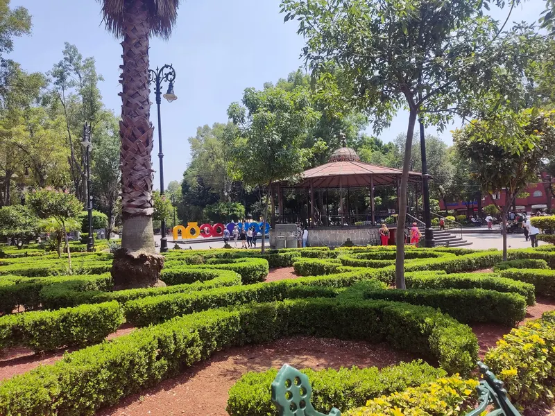 Coyoacan center in Mexico City