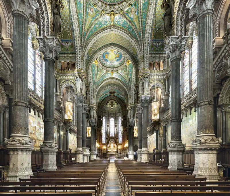 Basilica of Notre-Dame de Fourvière in Lyon