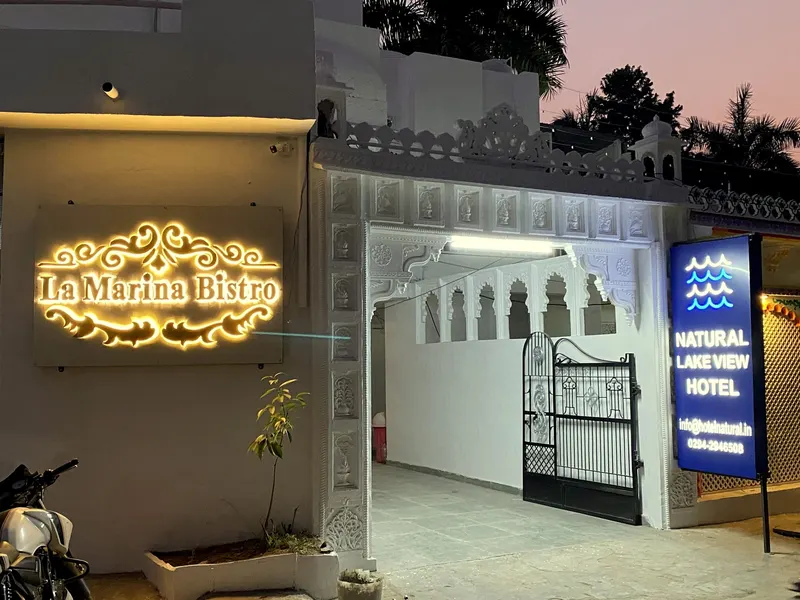La Marina Bistro (Rooftop Lakeview Restaurant) in Ambamata, Udaipur