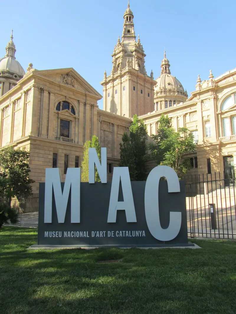 Montjuic and Museu Nacional d'Art de Catalunya in Barcelona