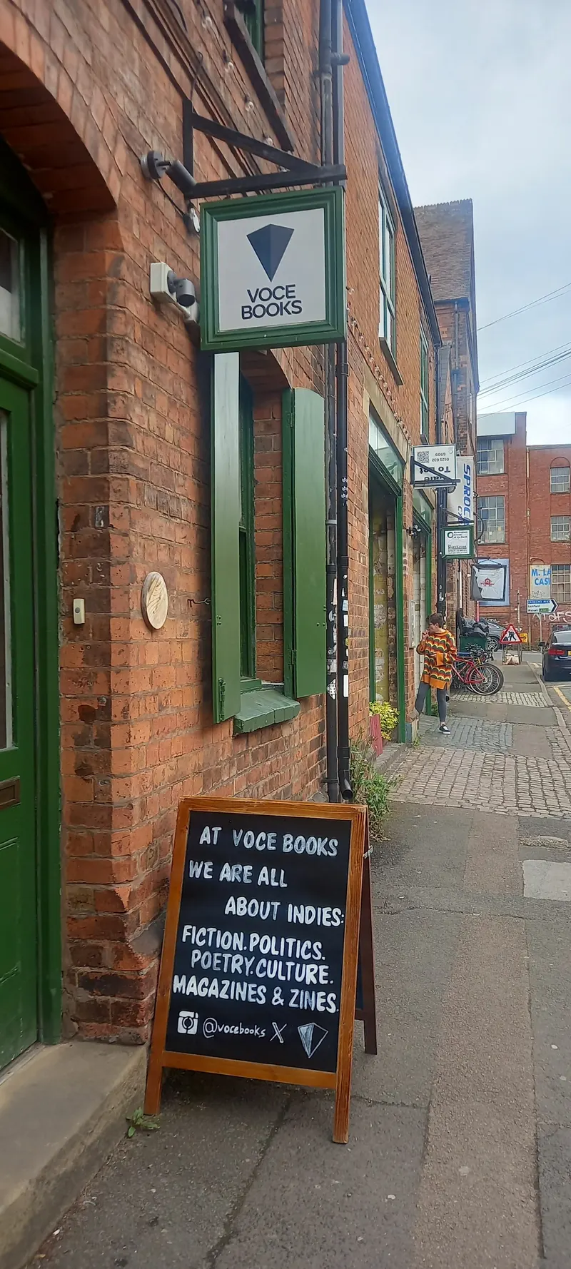 Voce Books in Eastside, Birmingham