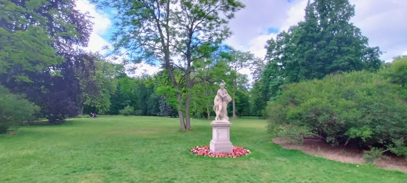 Łazienki Park and Palace on the Isle in Warsaw