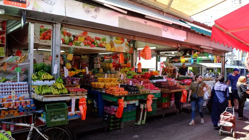 Carmel Market in Tel Aviv