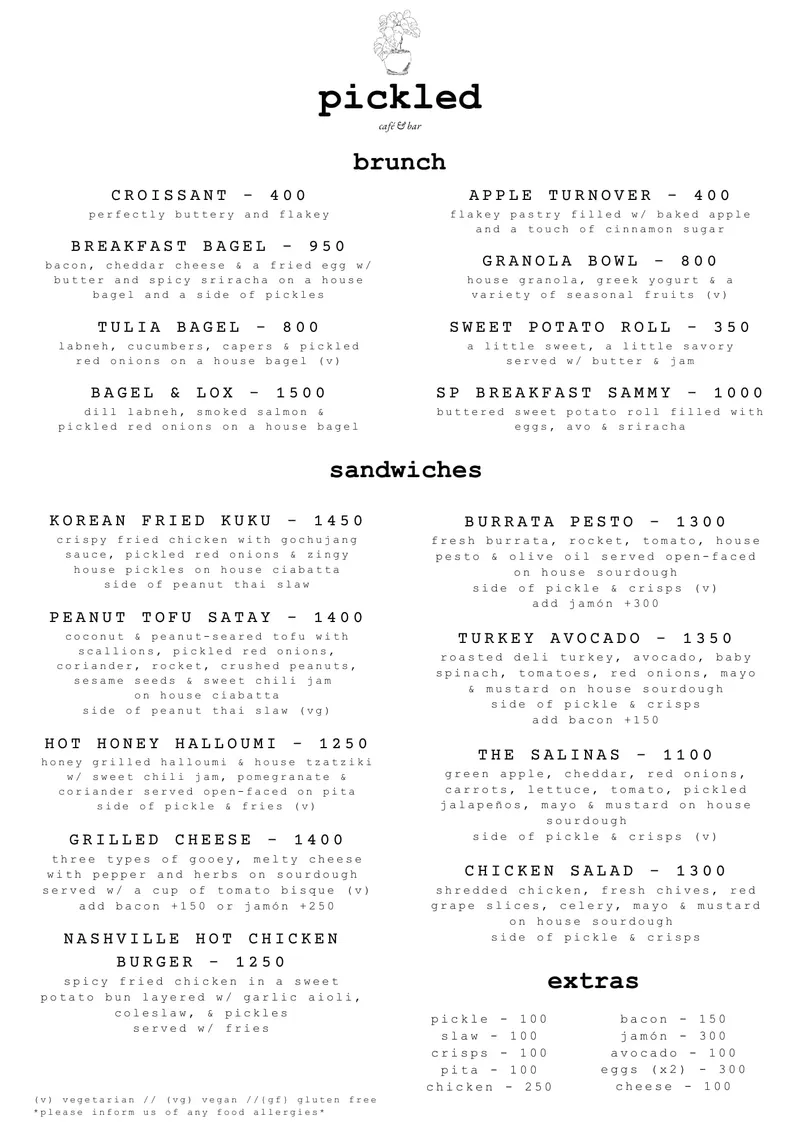 pickled café & bar in Kilimani location, Nairobi