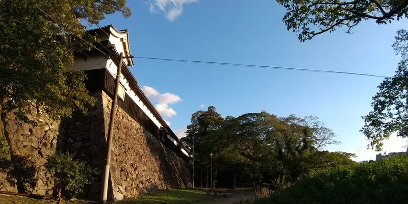 Fukuoka Castle Ruins and Maizuru Park in Fukuoka
