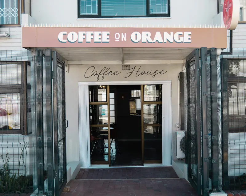 Coffee on Orange