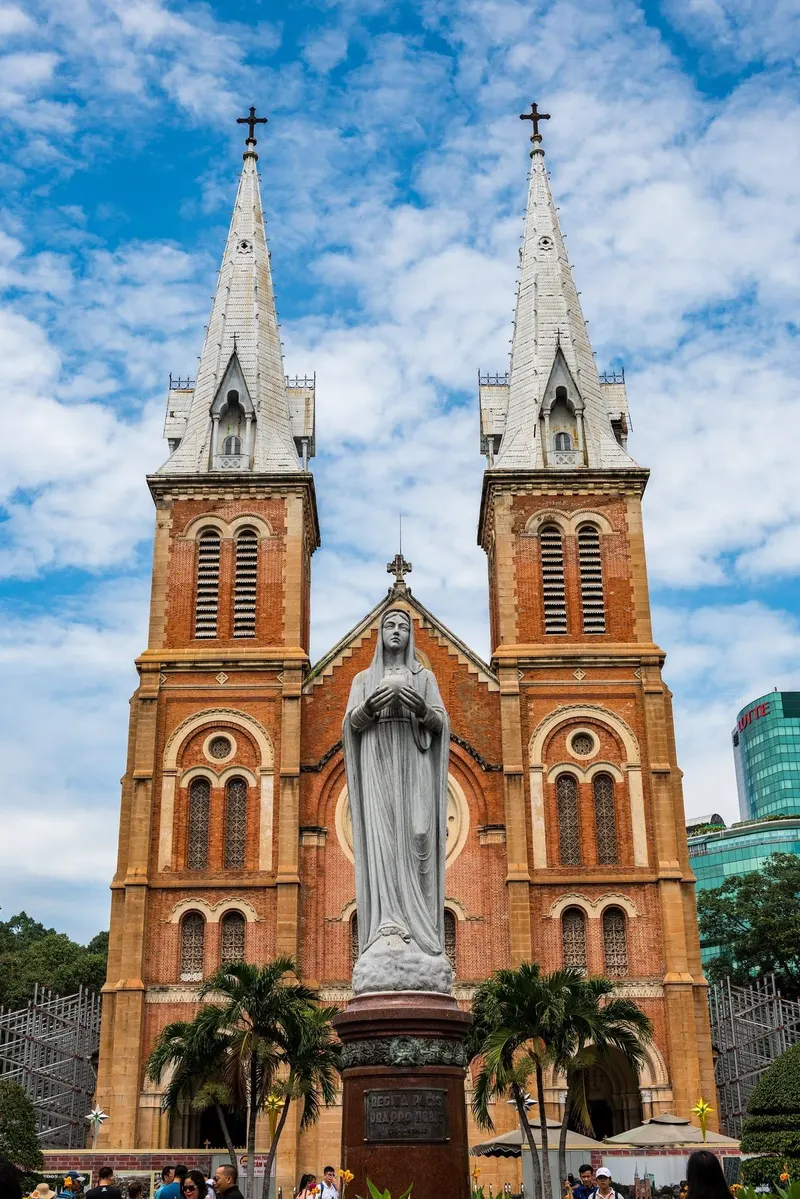Notre-Dame Cathedral Basilica of Saigon in Ho Chi Minh City