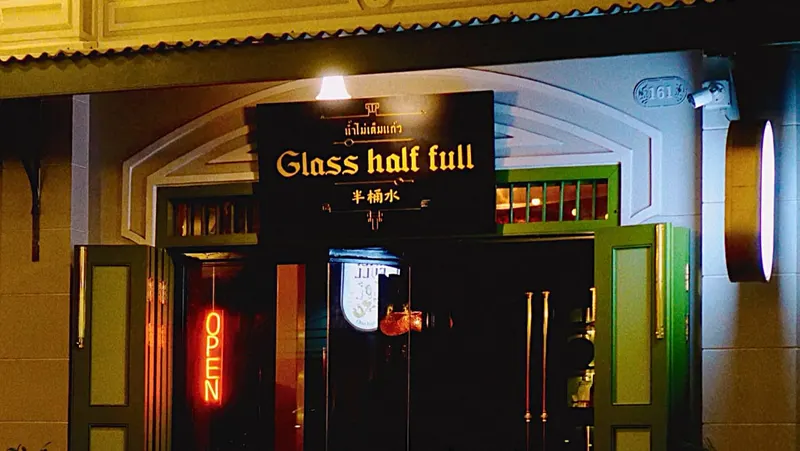 Glass Half Full Bar Yaowarat เยาวราช in Chinatown, Bangkok