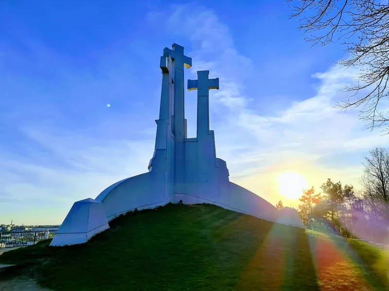 Three Crosses Hill in Vilnius