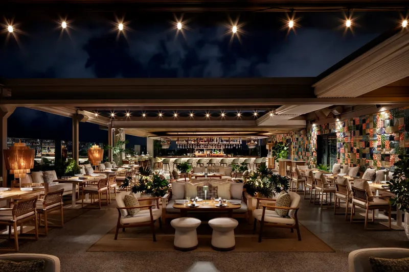 Level 6 Rooftop Restaurant Miami in Coconut Grove, Miami