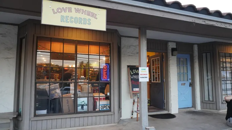 Love Wheel Records in Brentwood, Austin