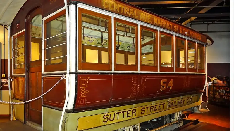 Cable Cars and Cable Car Museum in San Francisco