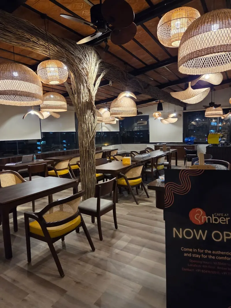 Cafe at Amber in Nagavara, Bangalore