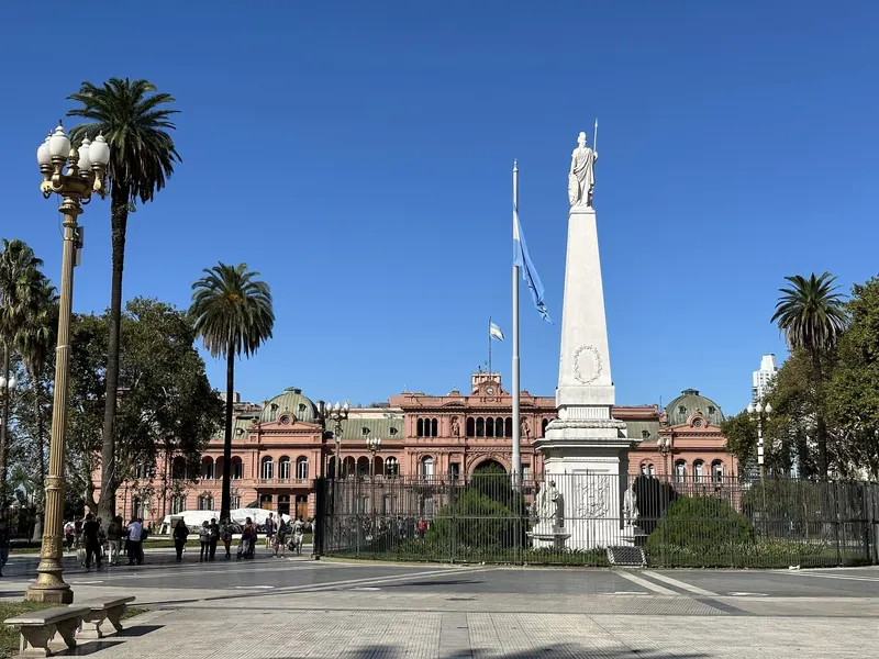 Plaza de Mayo and Casa Rosada in Buenos Aires