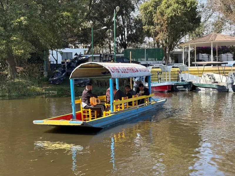 Xochimilco canals in Mexico City