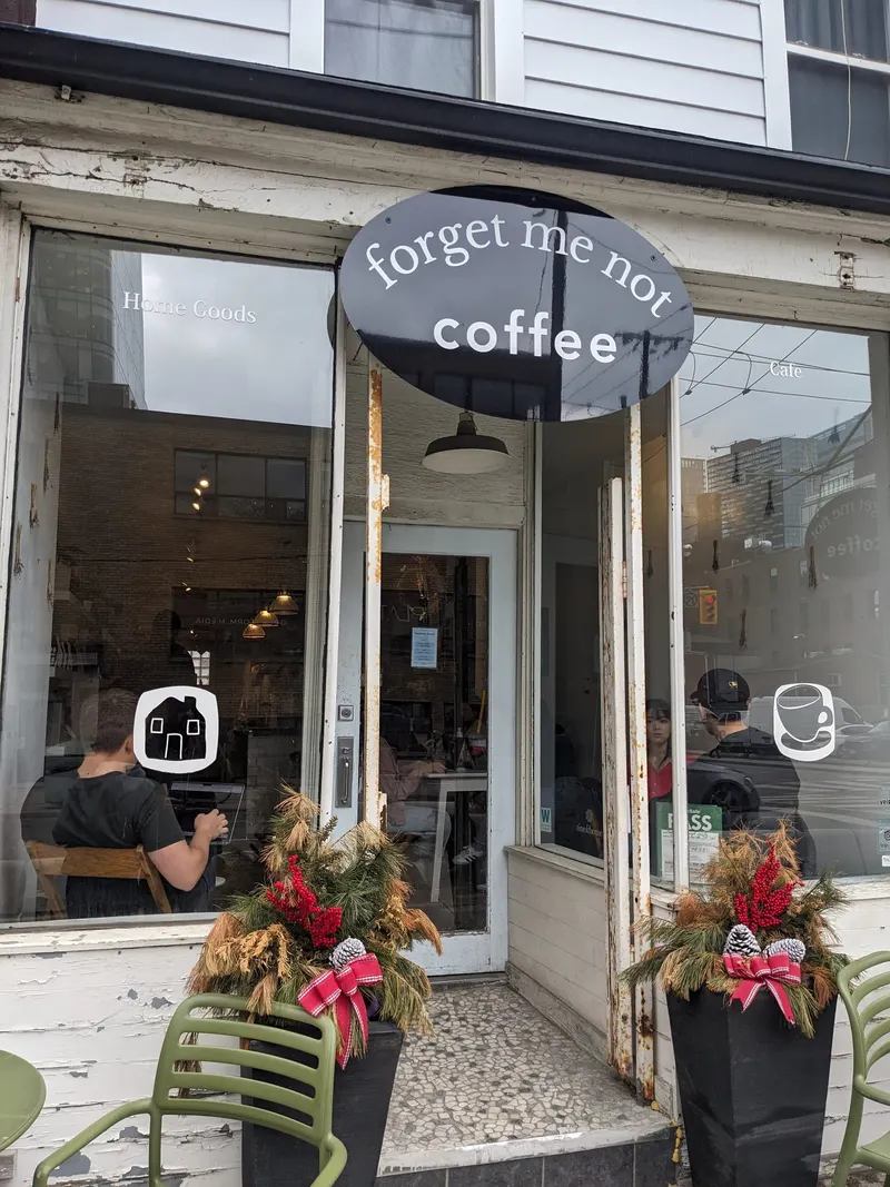 Forget Me Not Coffee in Fashion District, Toronto