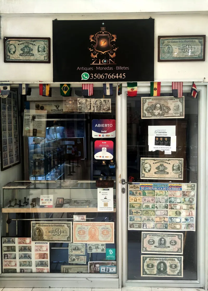 ZION Antiques Monedas Billetes