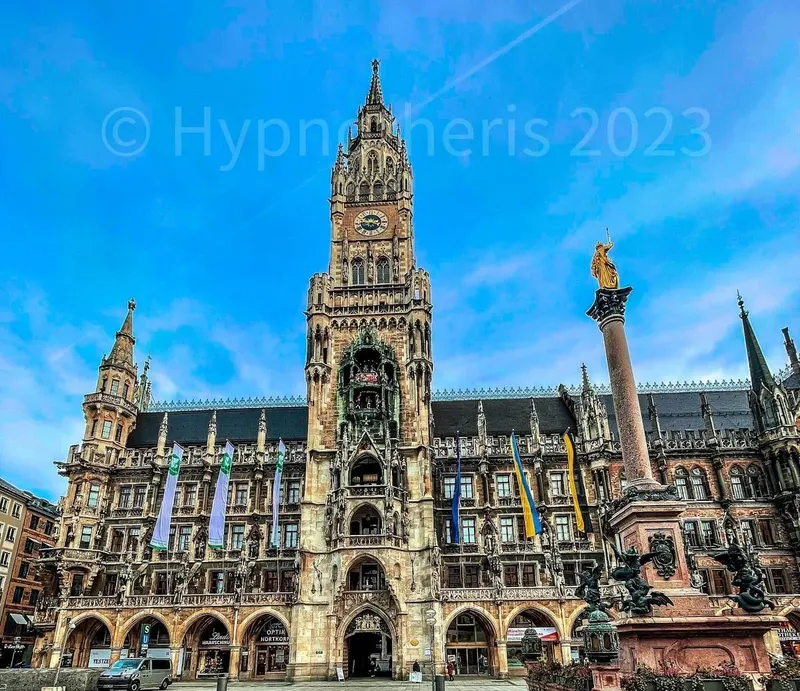 Marienplatz and Neues Rathaus in Munich