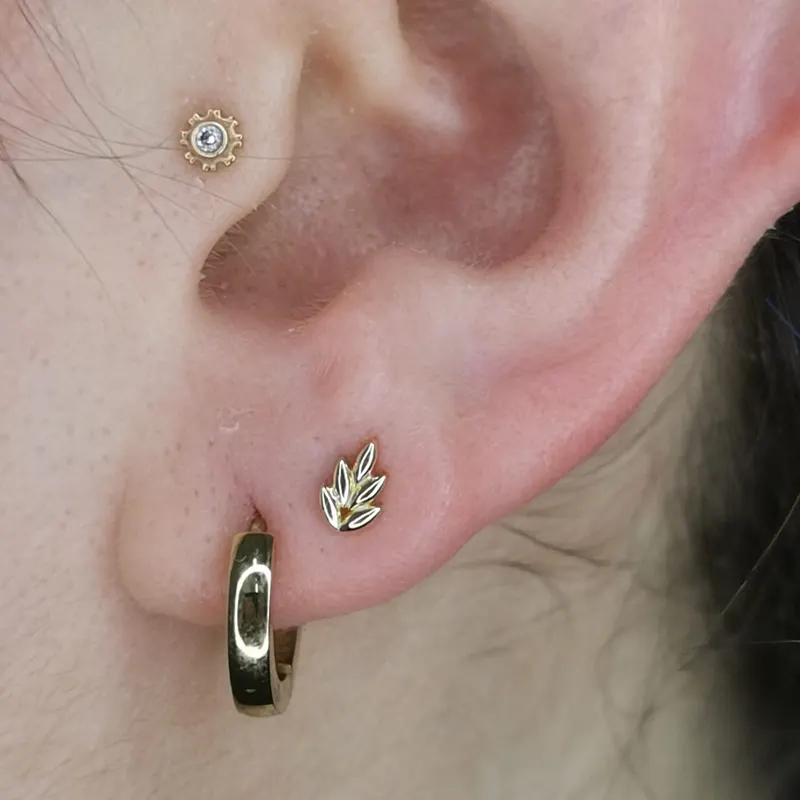naked steel piercing