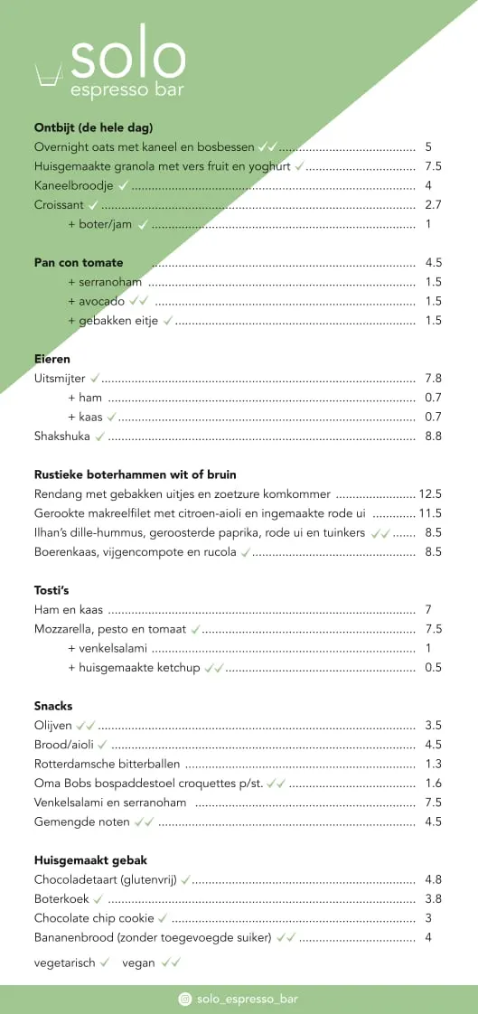 Solo espresso bar