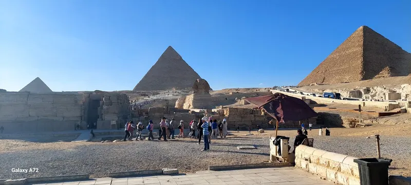 Giza Pyramids and Great Sphinx in Cairo